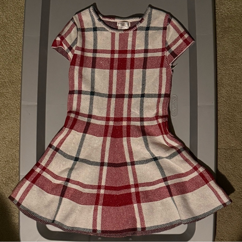 Max Studio Holiday Plaid Dress
